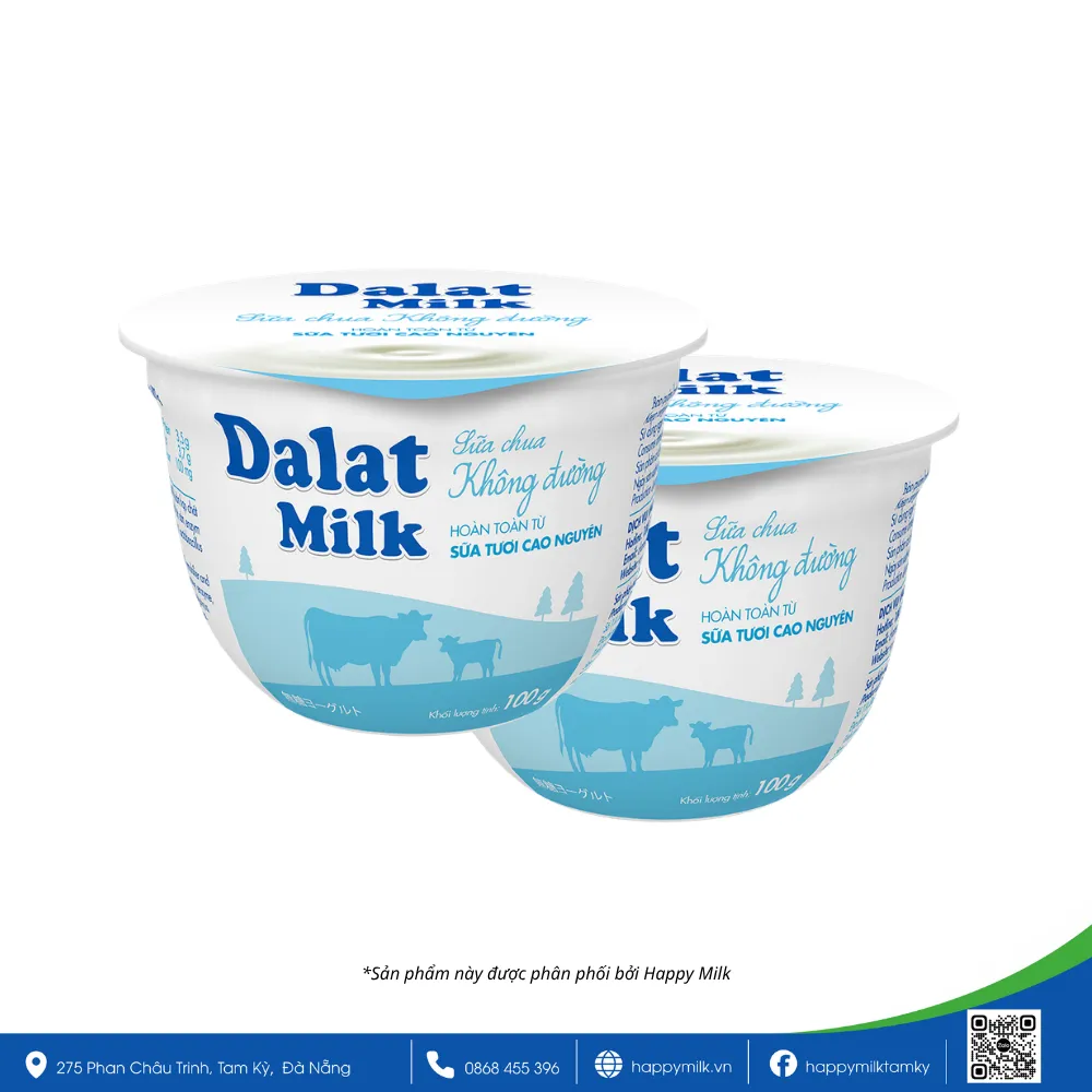 EAT YOGURT Natural Flavor Dalatmilk 100g
